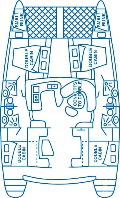Leopard 42 Sailing Catamaran Aliara